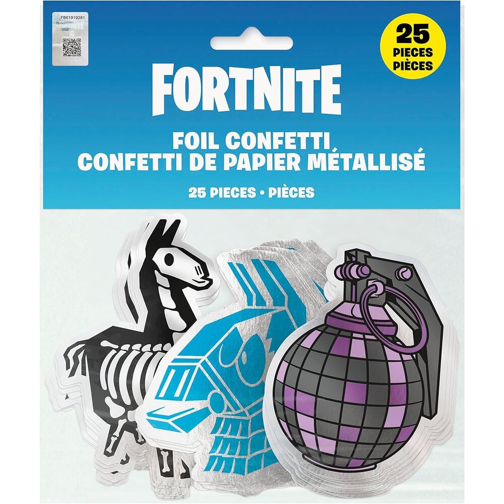 Fortnite Bundle # 1 Loot Llama Ice Cube Tray & Foil Confetti 🎄🎮